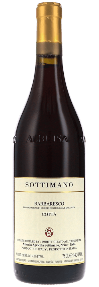 ขวดไวน์ Barbaresco DOCG Cotta (ไวน์แดงจากแคว้น Piedmont ประเทศอิตาลี)