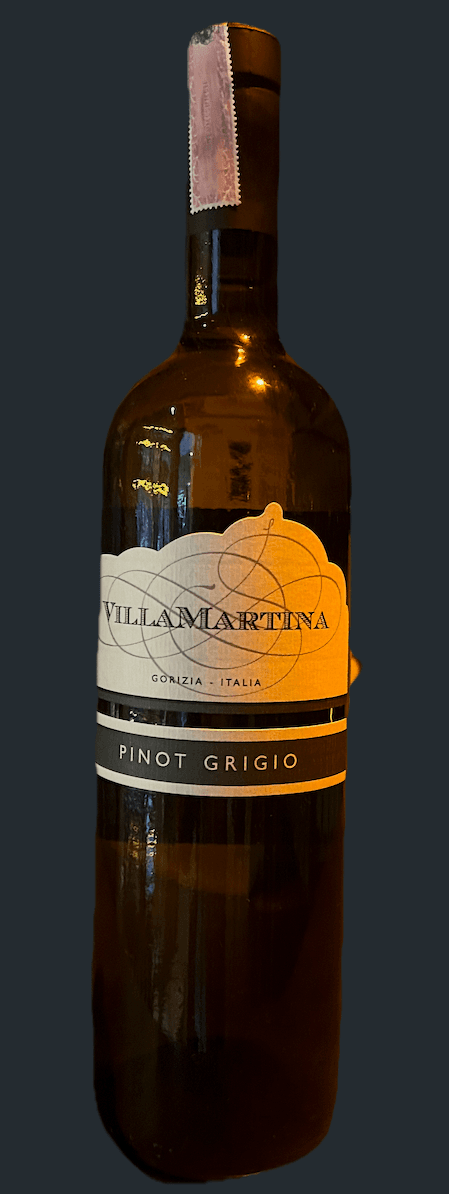 Pinot Grigio wine bottle