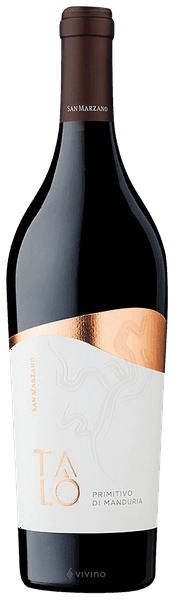 Talò Primitivo di Manduria DOC wine bottle