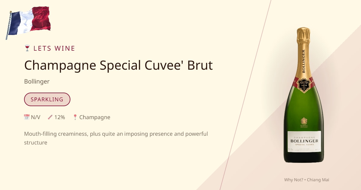 Champagne Special Cuvee' Brut N/V - Bollinger | Why Not? Italian ...